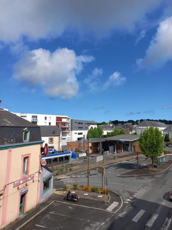 17, Face A La Gare Apartment Lannion Bagian luar foto